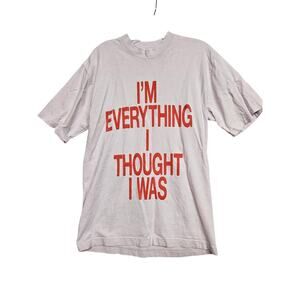 Justin Timberlake Forget Tomorrow Tour Tee Shirt I'm Everything I Thought I Was
